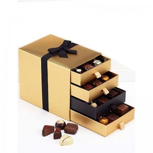 Kiina Tukku Kaunis muotoilu Houkutteleva suklaapakkauspaperi Lahjapaketti